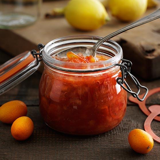 Citrusinių vaisių marmeladas su bananais