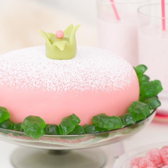 Rožinis princesės tortas